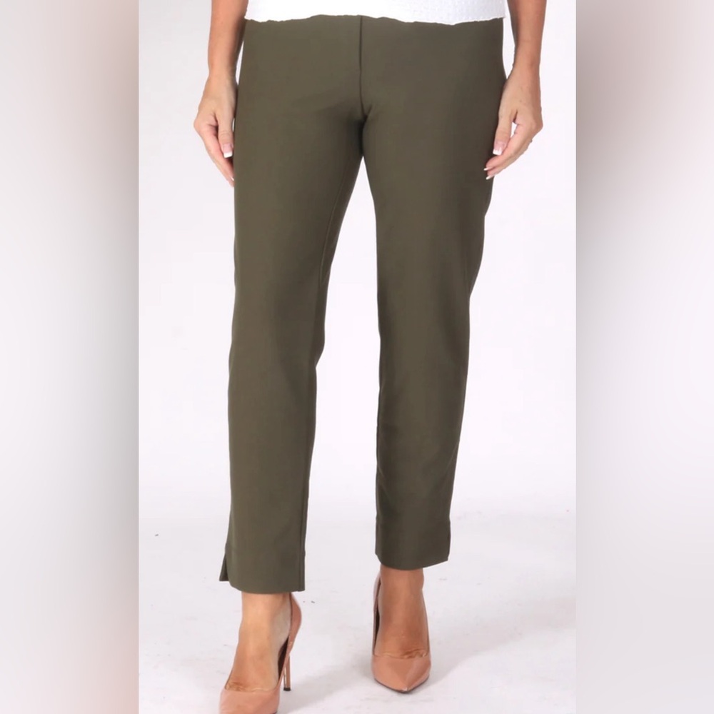 White House Black Market The Slim Ankle Green Pant